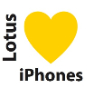 Lotus Loves iPhone in het klein